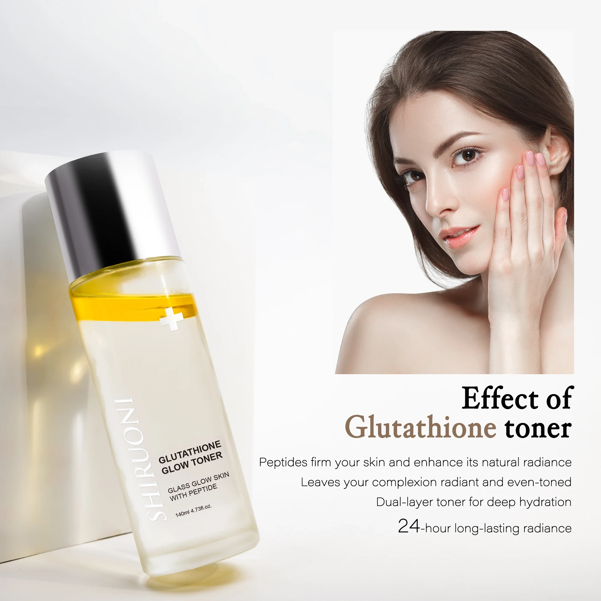 Glutathione Toner with Peptide for Hydration & Radiance