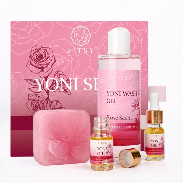 Rose Yoni Care Set, Cleansing & Hydrating