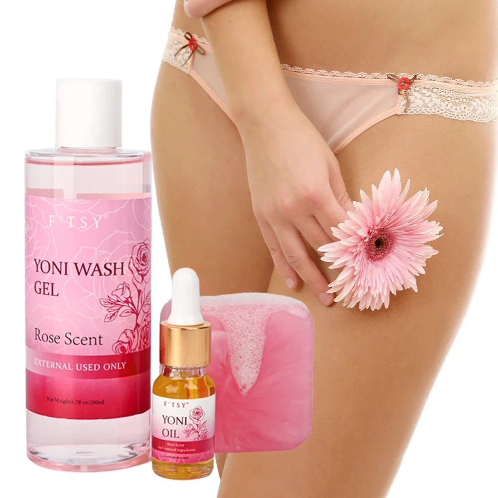 Rose Yoni Care Set, Cleansing & Hydrating