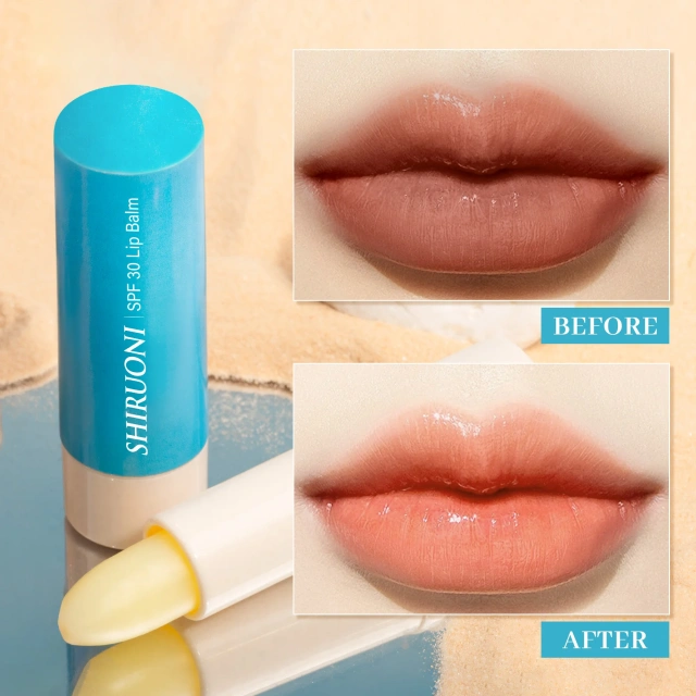 Glossy Organic Lip Balm with SPF