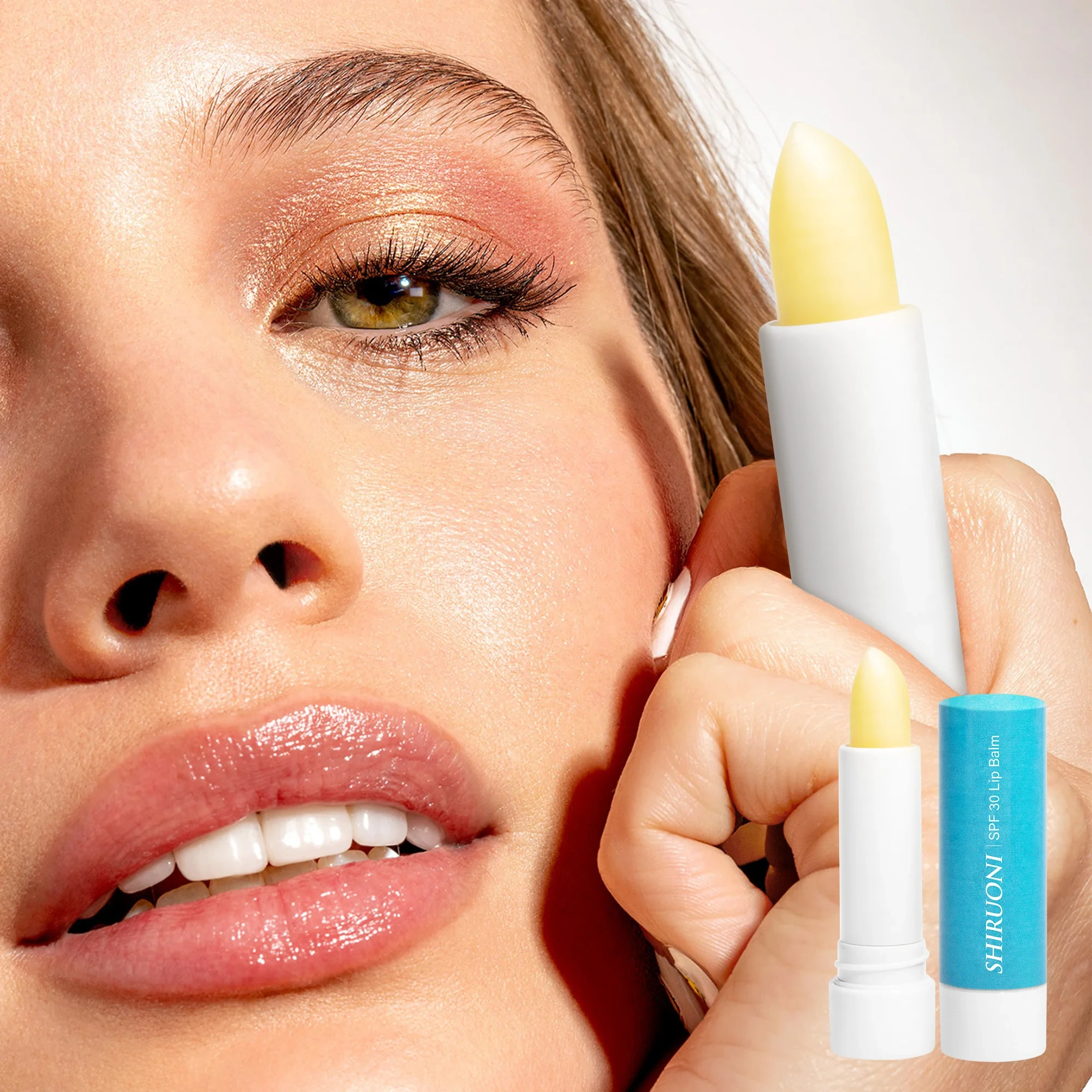 Glossy Organic Lip Balm with SPF