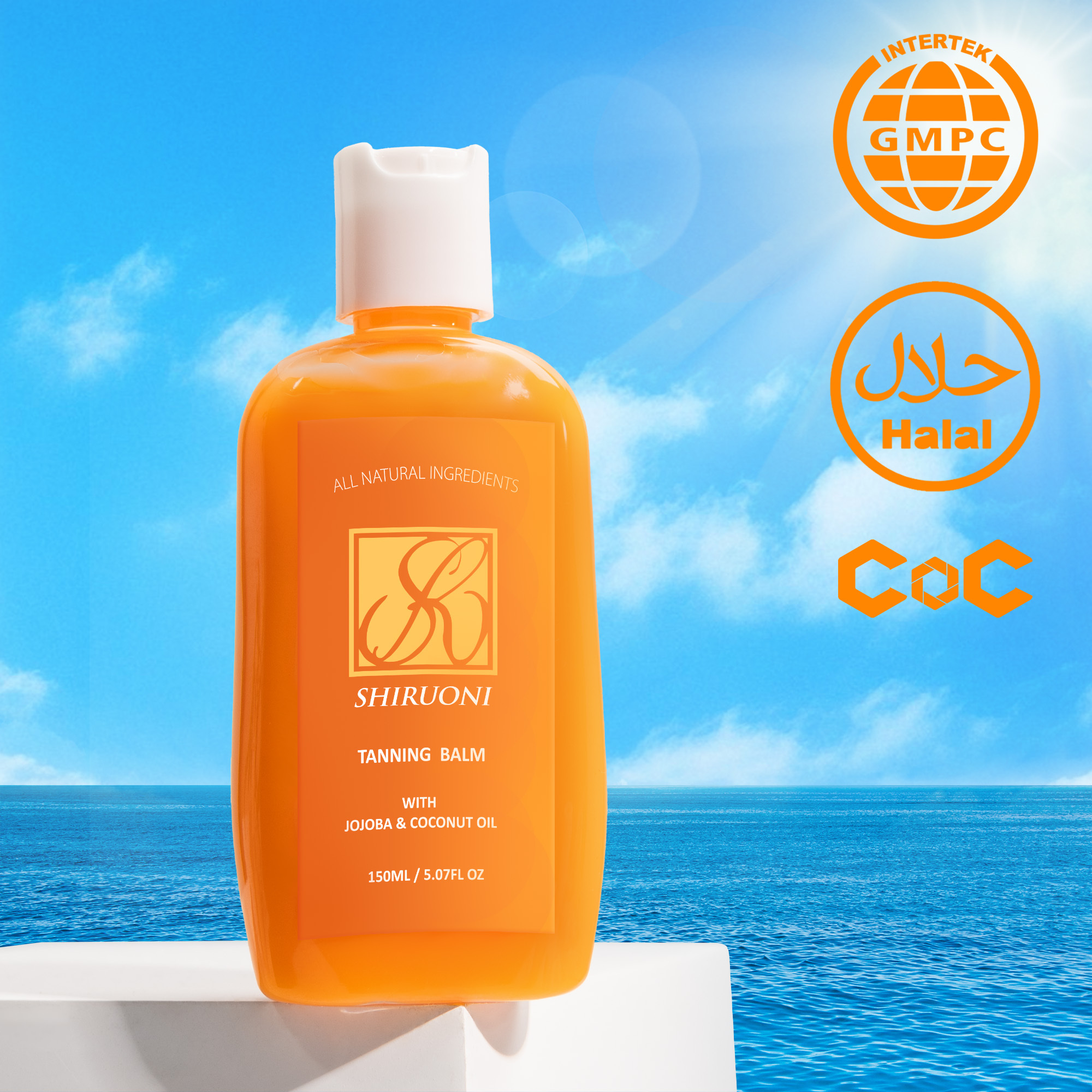 Tanning Balm, Coconut & Jojoba Oils