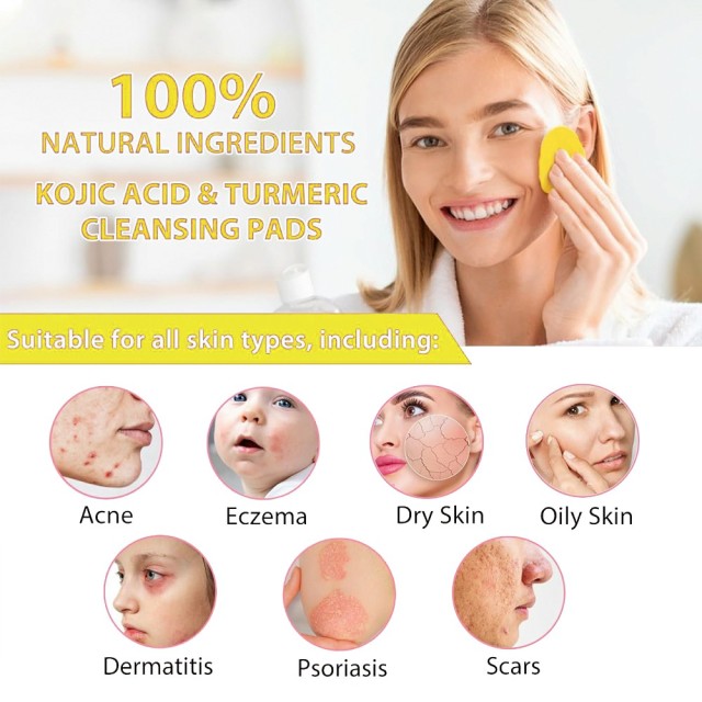 Kojic Acid & Turmeric Cleansing Pads