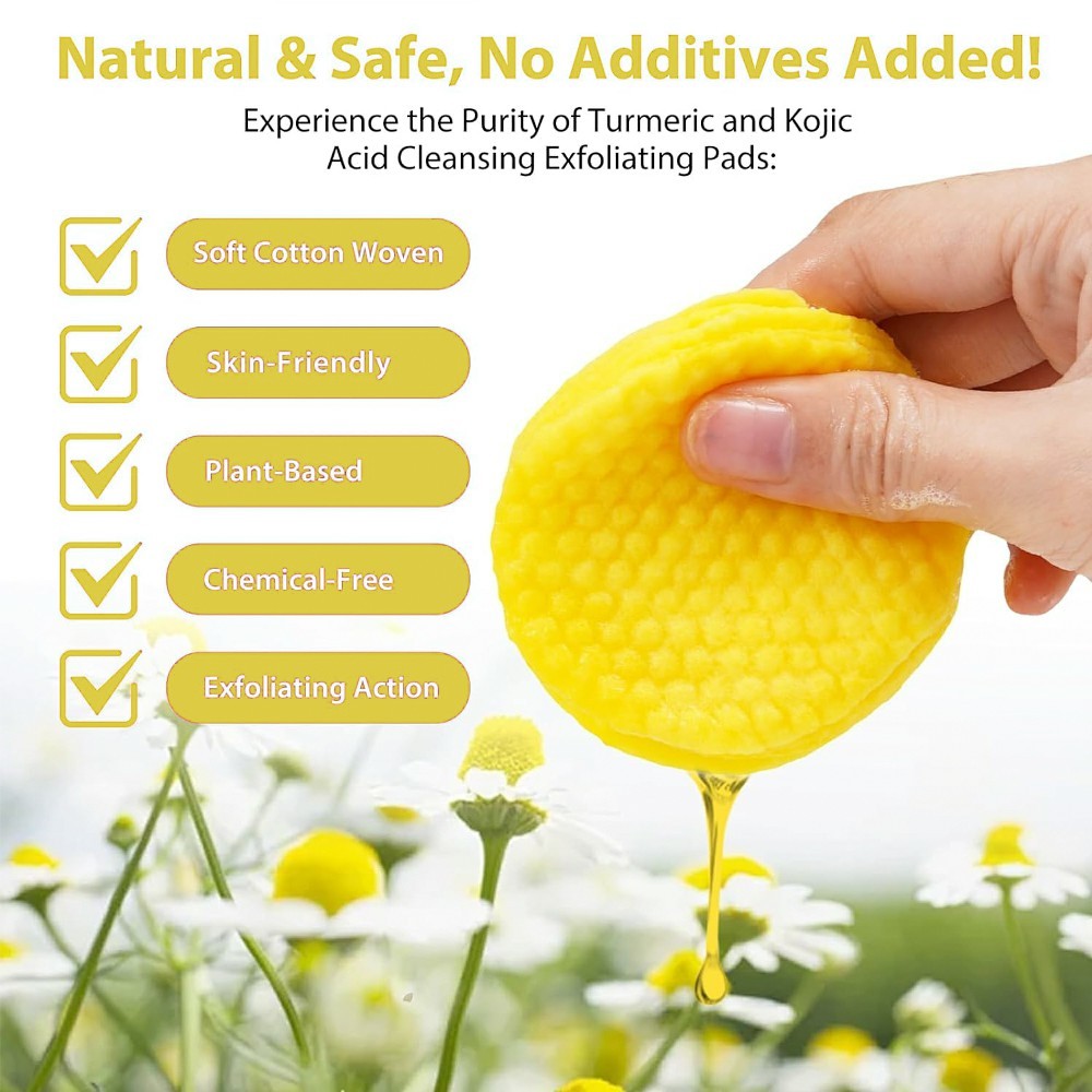 Kojic Acid & Turmeric Cleansing Pads