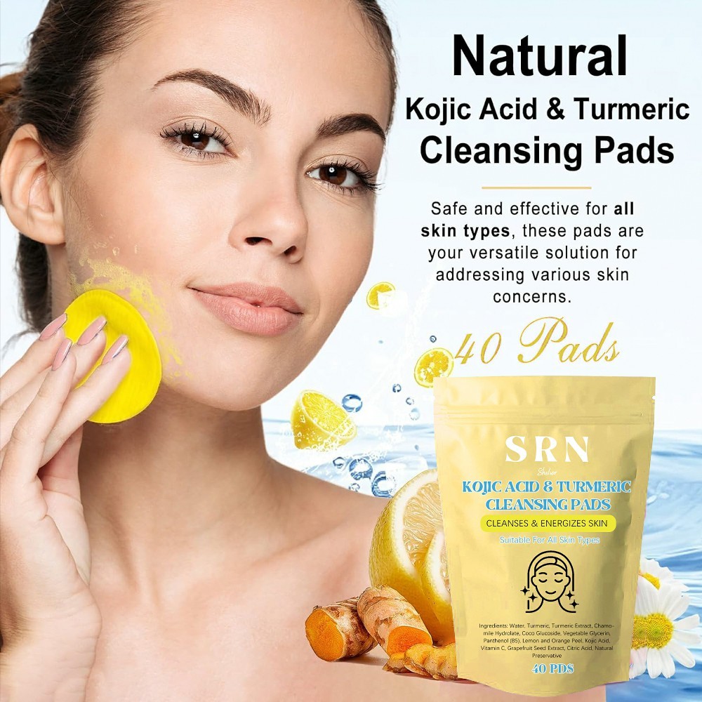 Kojic Acid & Turmeric Cleansing Pads
