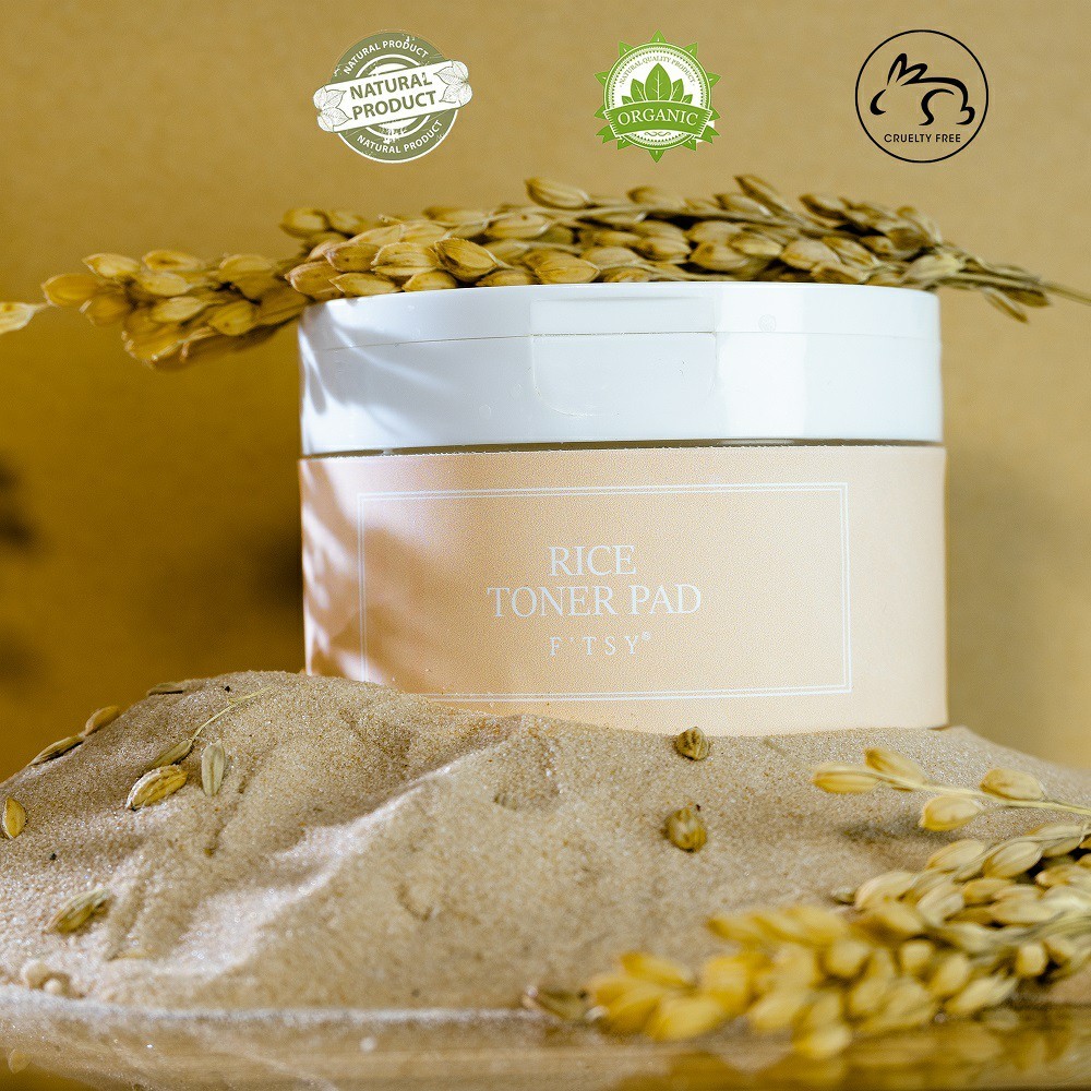 Rice Toner Pads, Hydration & Radiant