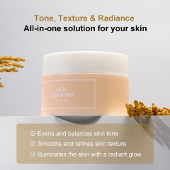 Rice Toner Pads, Hydration & Radiant