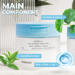 Centella BHA Blemish Toner Pads, Soothing & Exfoliating