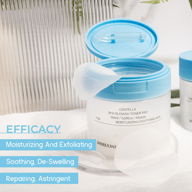 Centella BHA Blemish Toner Pads, Soothing & Exfoliating