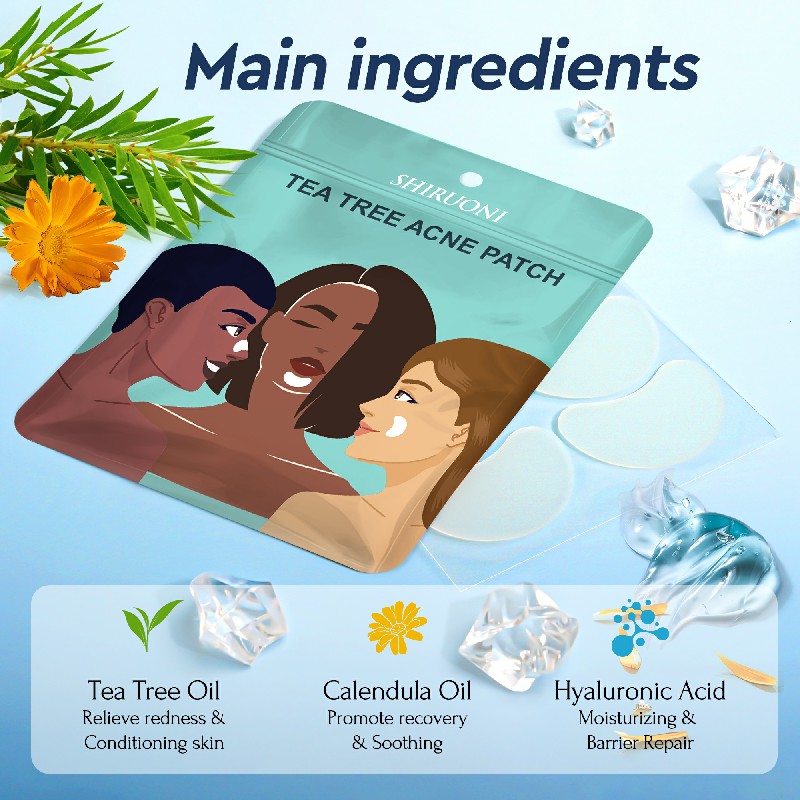 Ingredients & Benefits  Tea Tree Oil: Antibacterial, reduces acne-causing bacteria and inflammation.  Calendula Oil: Soothes irritated skin and supports skin healing.  Hyaluronic Acid: Provides moisture to prevent skin dryness and support recovery.