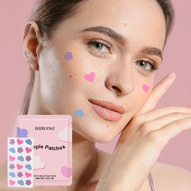 Fun-shaped, multi-colored acne patches that deliver targeted treatment with natural actives for fast, effective healing.