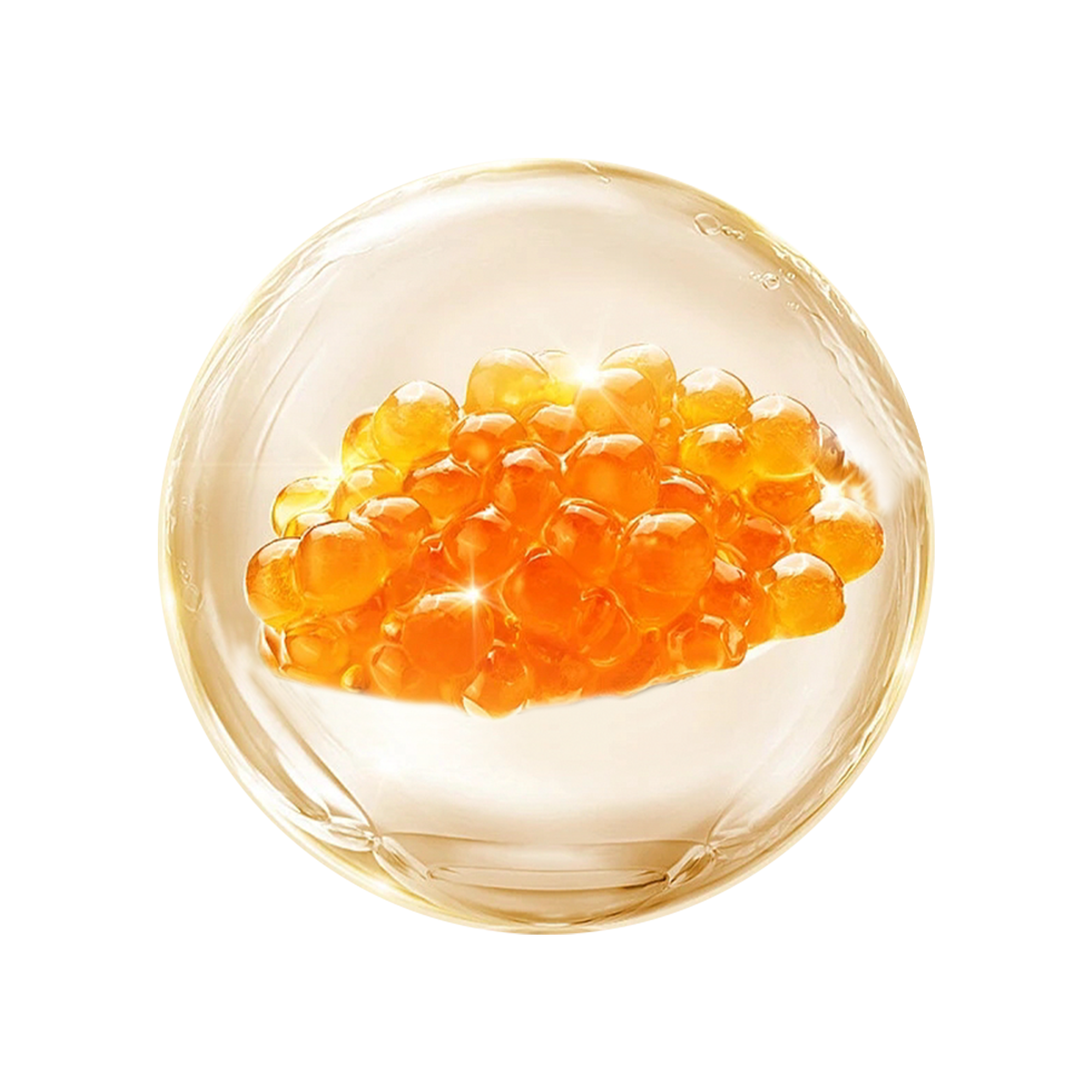 Salmon Egg Extract is renowned for its richness in omega-3 fatty acids, peptides, and micronutrients. It provides deep nourishment, stimulates skin regeneration, and significantly enhances skin elasticity. As a cutting-edge marine ingredient, it has secured its place in premium Asian and European skincare formulations.