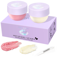 Mint Lip Mask + Lip Scrub  [ In-stock ]