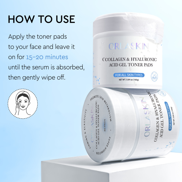 Collagen & Hyaluronic Acid Gel Toner Pads  [ In-stock ]