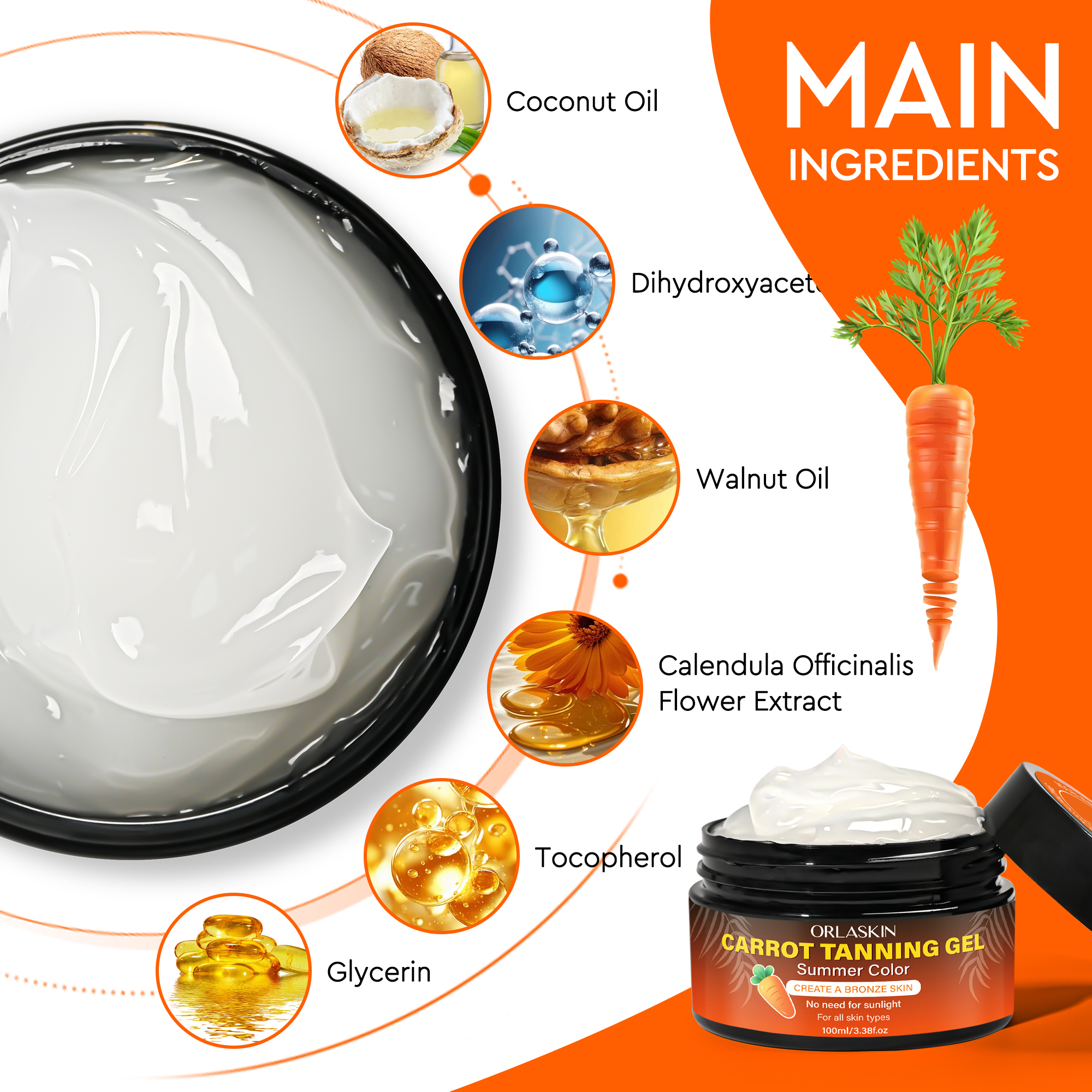 Carrot Tanning Gel [ In-stock ]