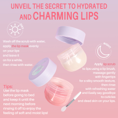 Mint Lip Mask + Lip Scrub  [ In-stock ]