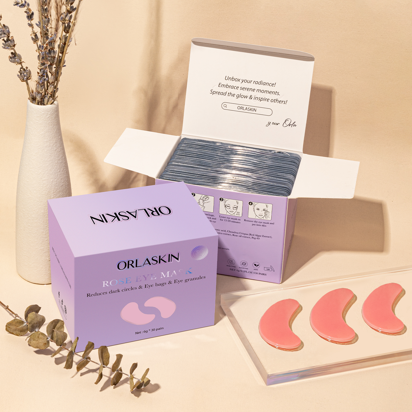Rose Eye Mask [ In-stock ]