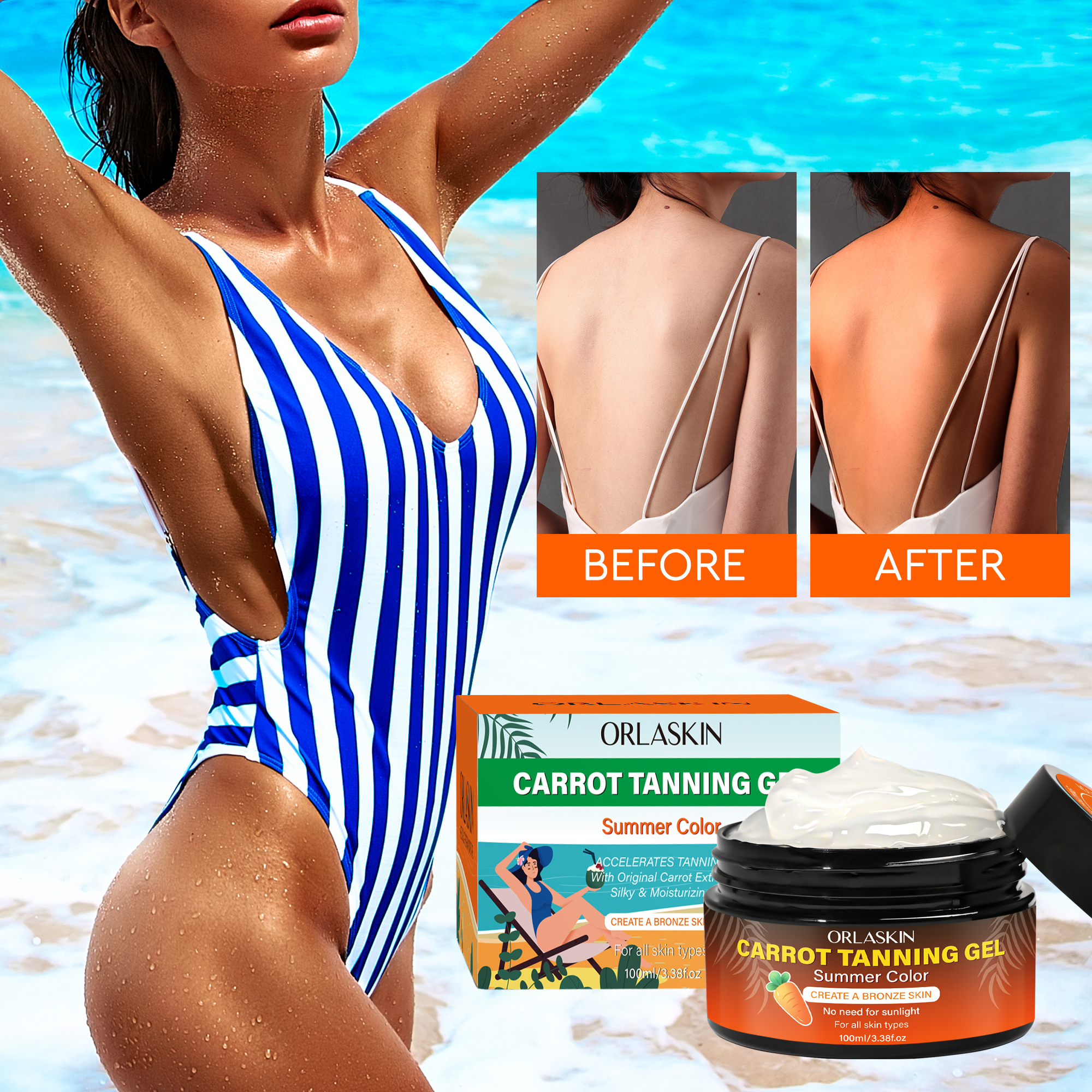 Carrot Tanning Gel [ In-stock ]