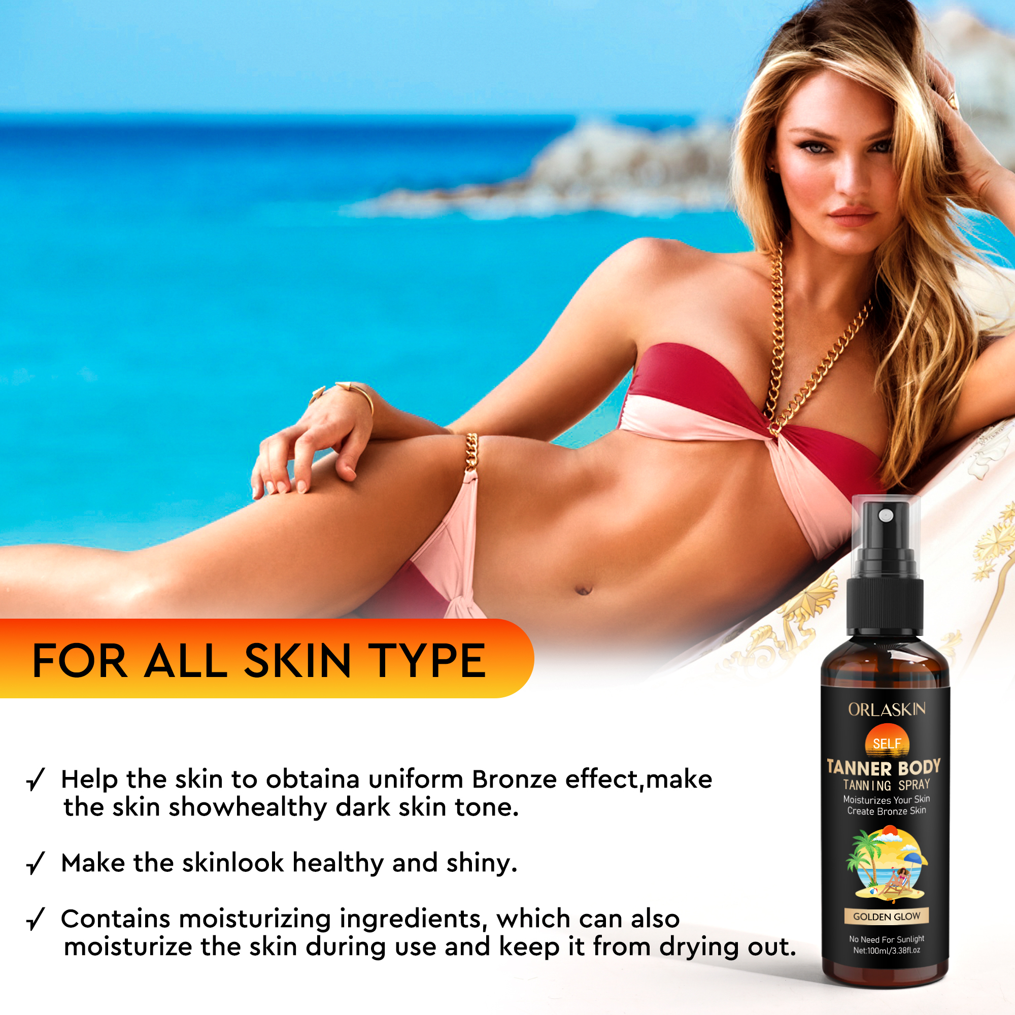 Quick Tanning Spray  [ In-stock ]