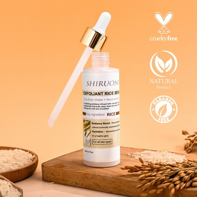 Exfoliant Rice Serum, Niacinamide & AHA BHA