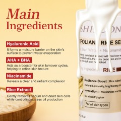 Exfoliant Rice Serum, Niacinamide & AHA BHA