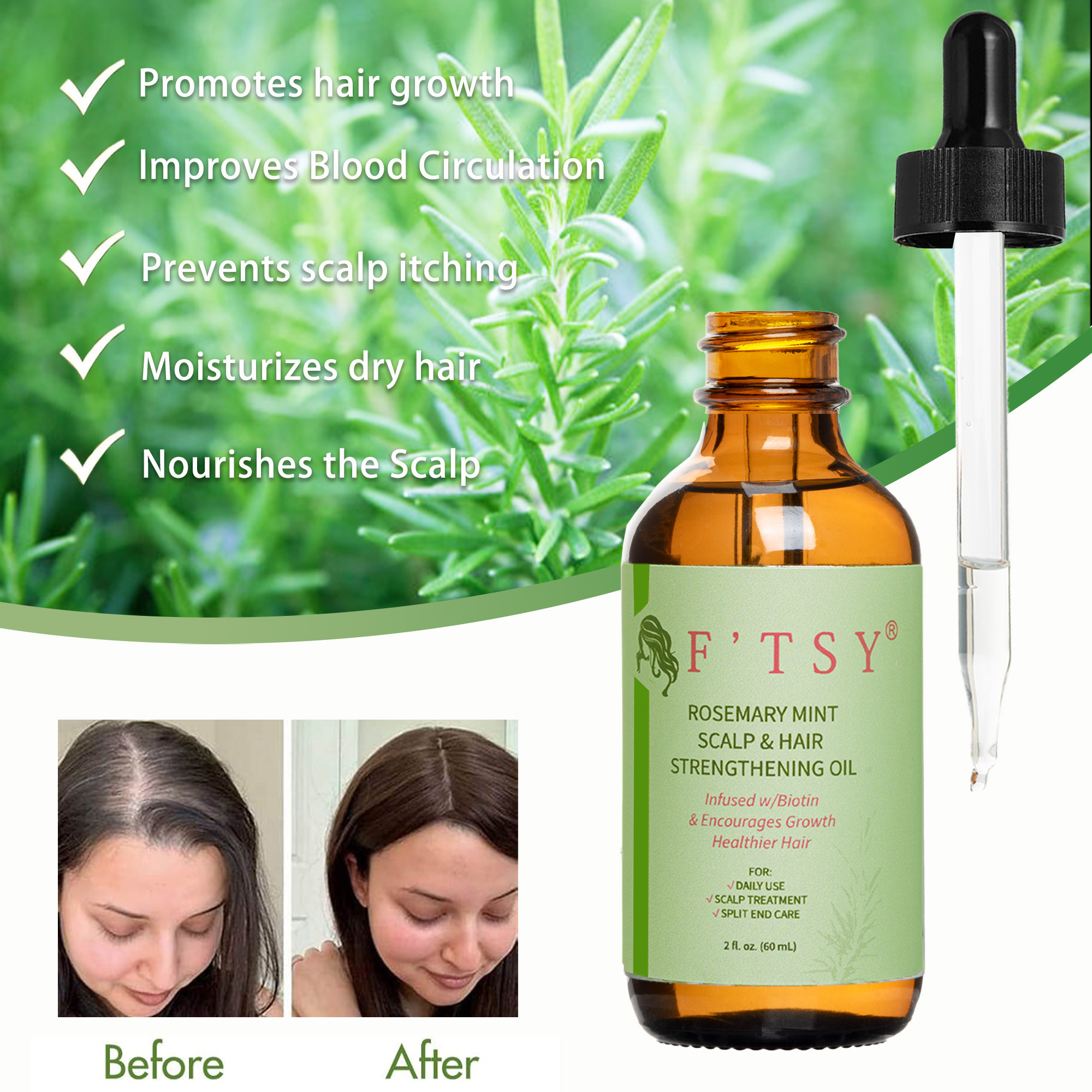 Rosemary Hair Strengthening Oil