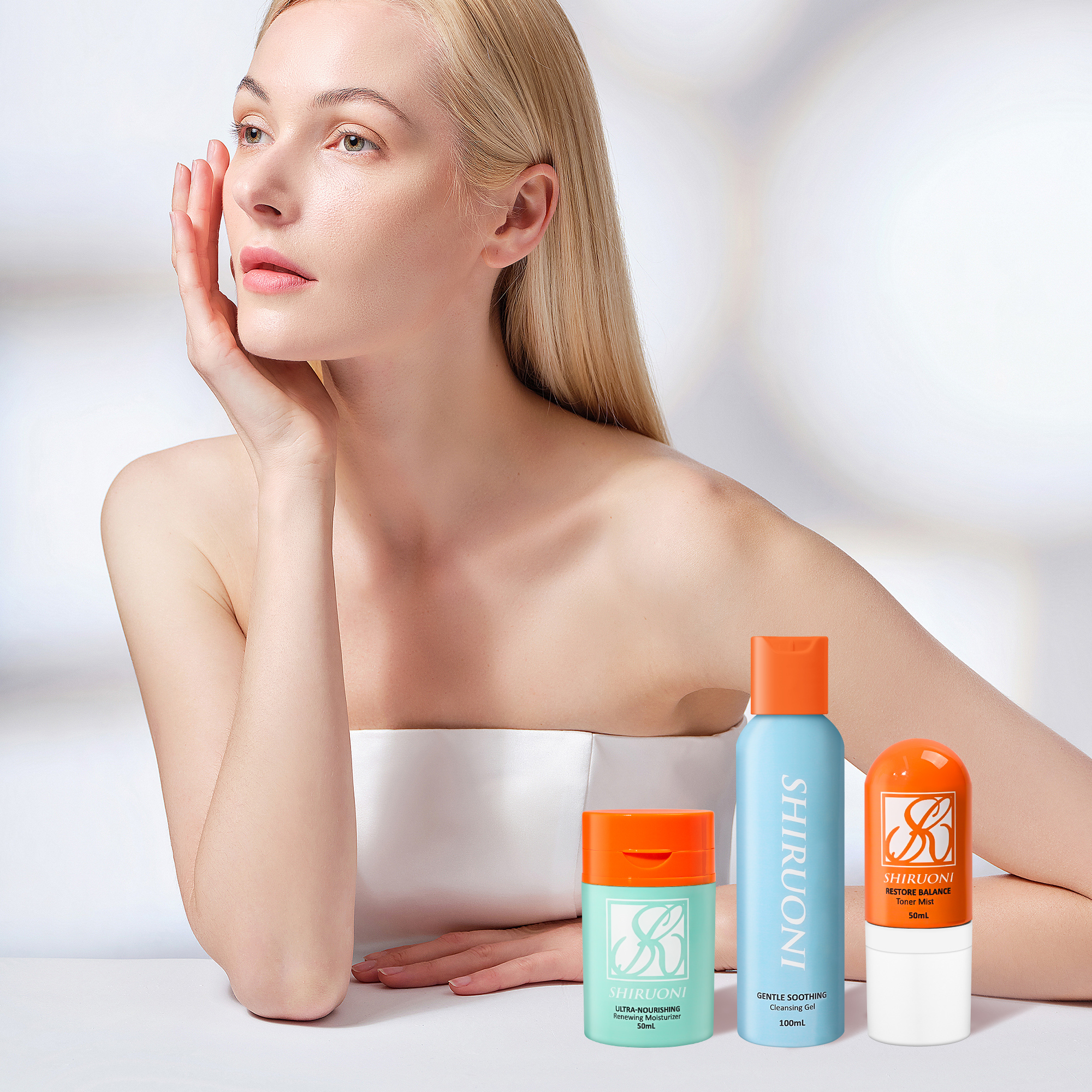 Teen Skincare Set with Cleanser, Toner & Moisturizer