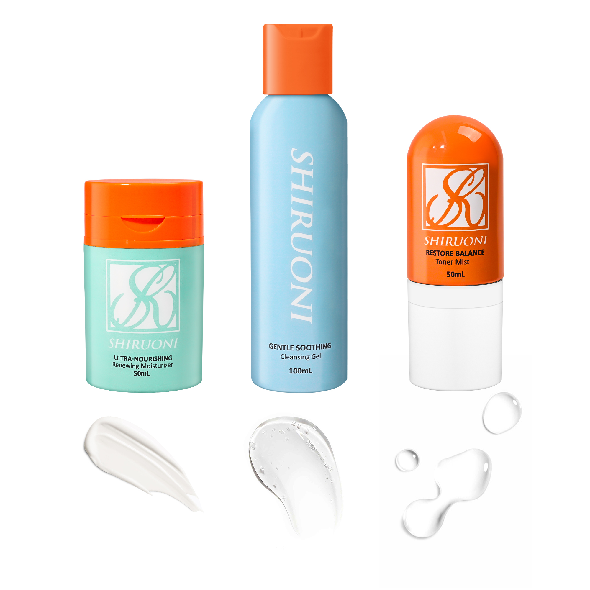 Teen Skincare Set with Cleanser, Toner & Moisturizer