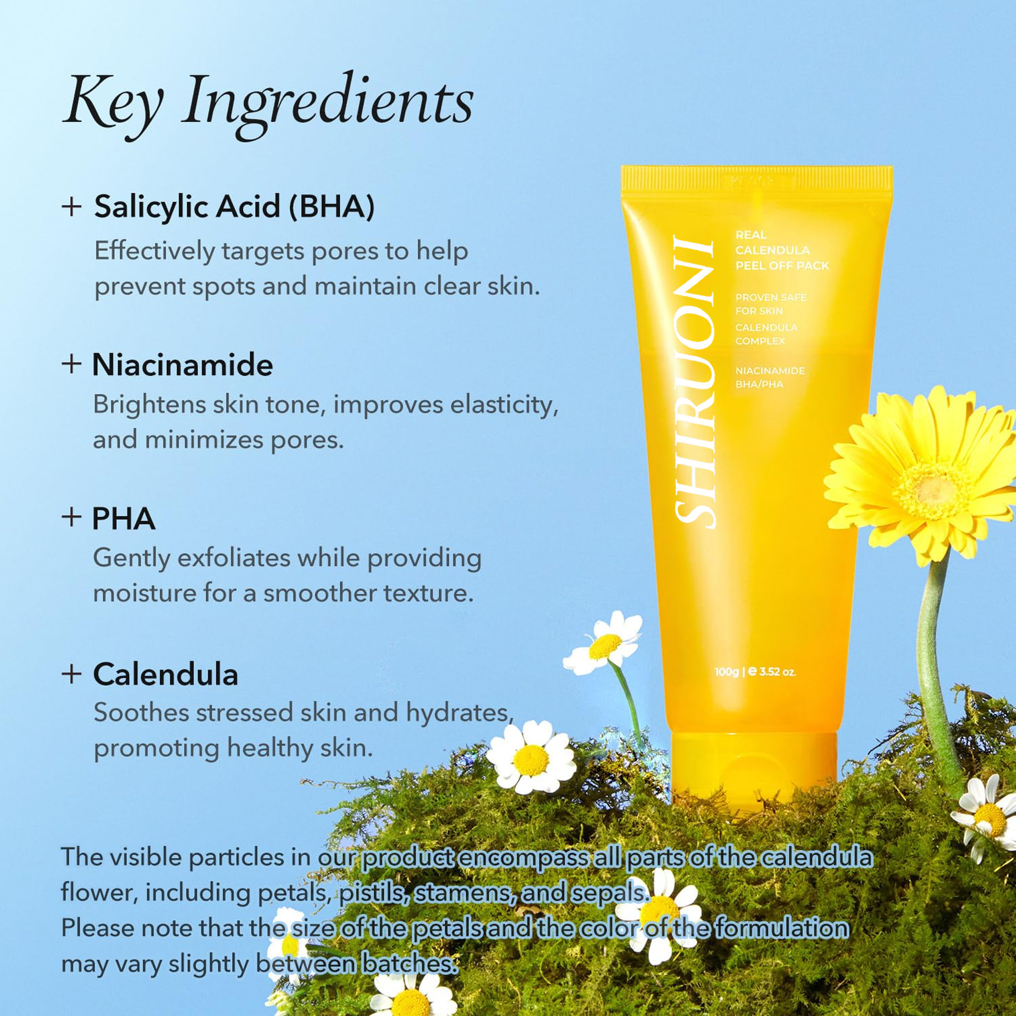 Calendula Peal-off Mask, Pore Purifying