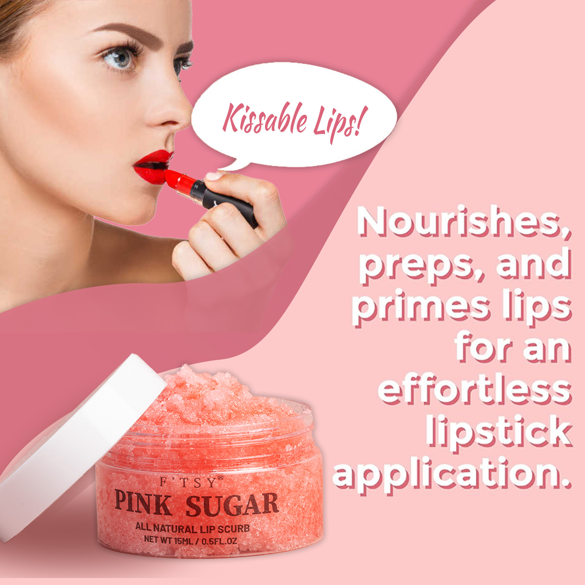 Sugar Lip Scrub with Watermelon & Vitamin C