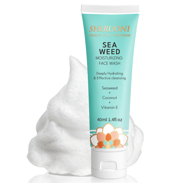 Facial Cleanser Set, Vitamin C & Kale & Seaweed