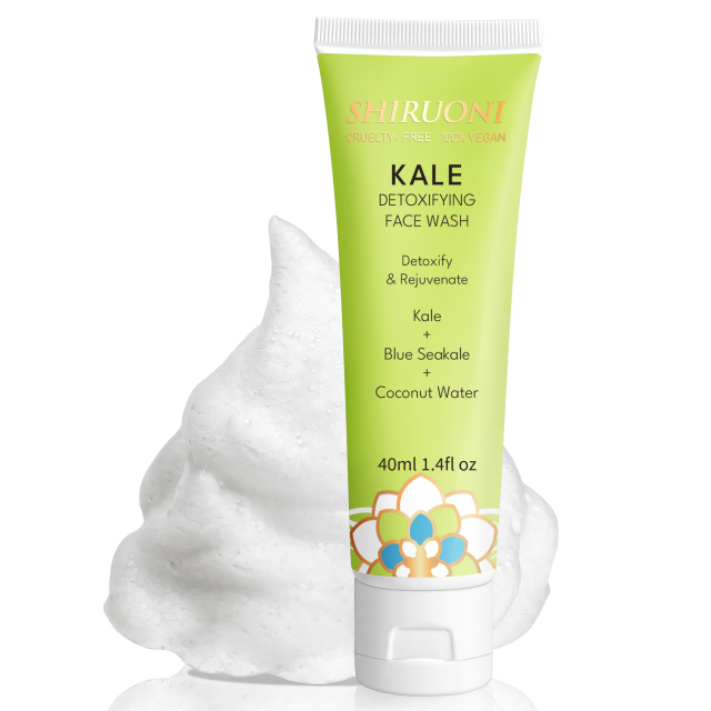 Facial Cleanser Set, Vitamin C & Kale & Seaweed