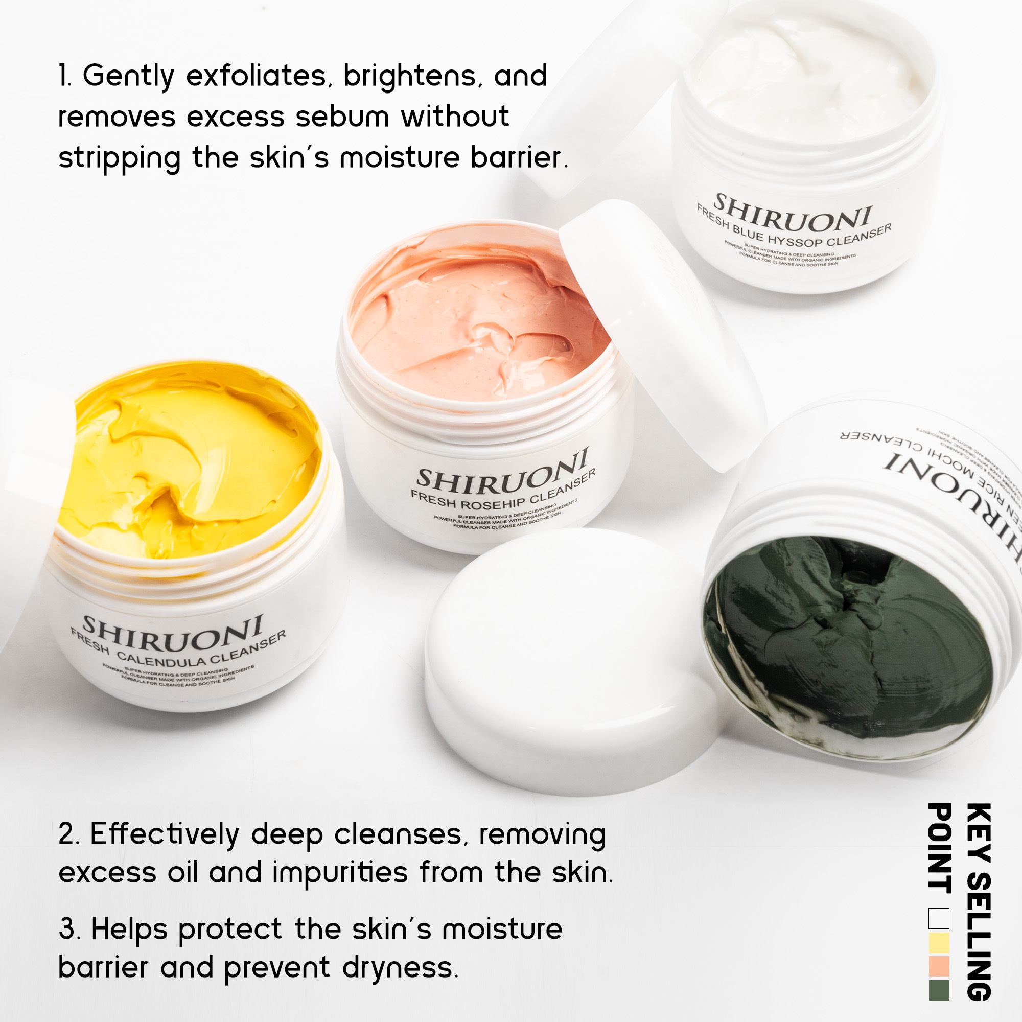 Fresh Botanical Creamy Clay Cleansers