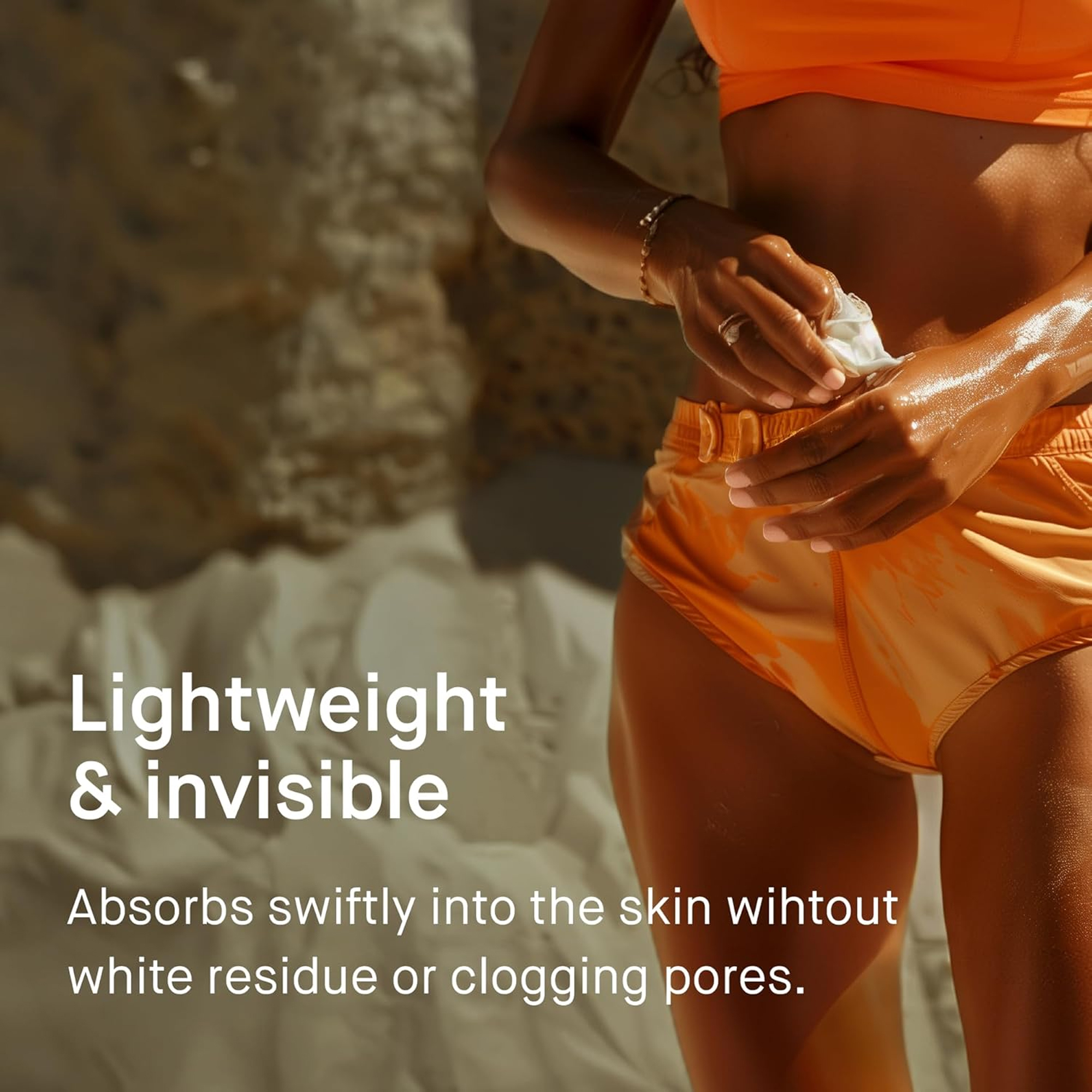 Lightweight, Water-Resistant Sunscreen Mousse