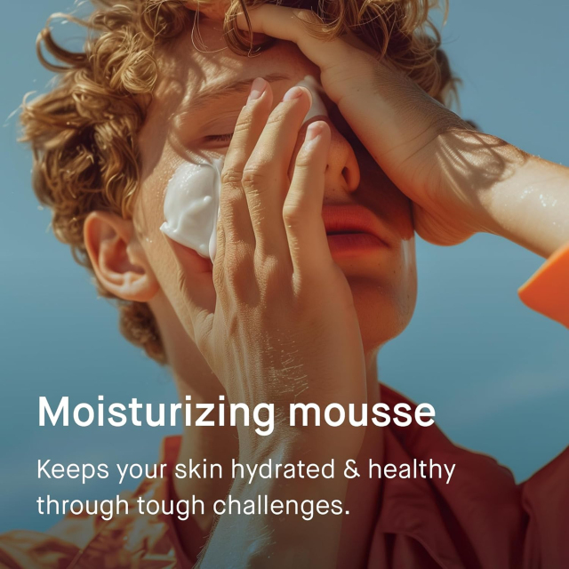 Lightweight, Water-Resistant Sunscreen Mousse