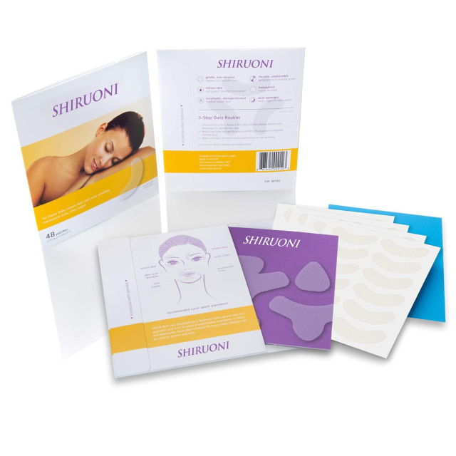 Facial Wrinkle Flattening Microneedle Patches