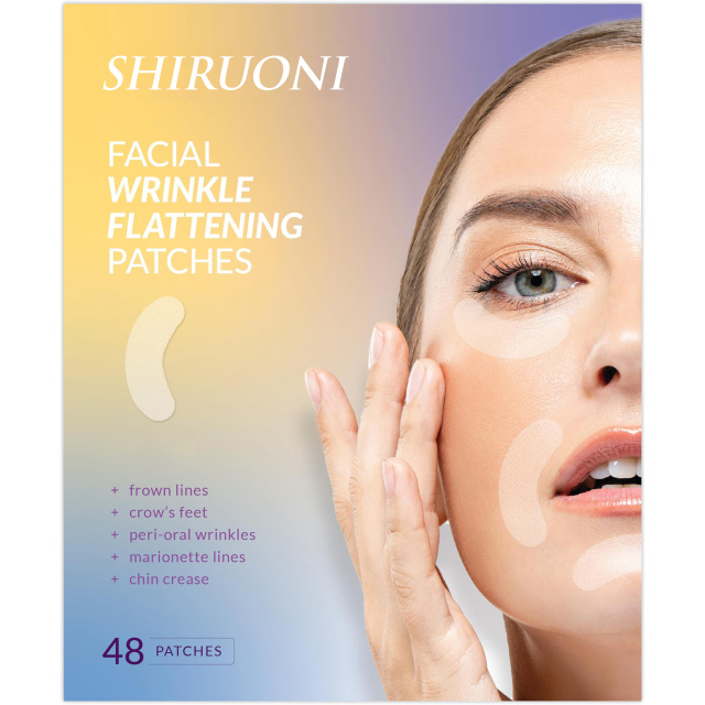 Facial Wrinkle Flattening Microneedle Patches