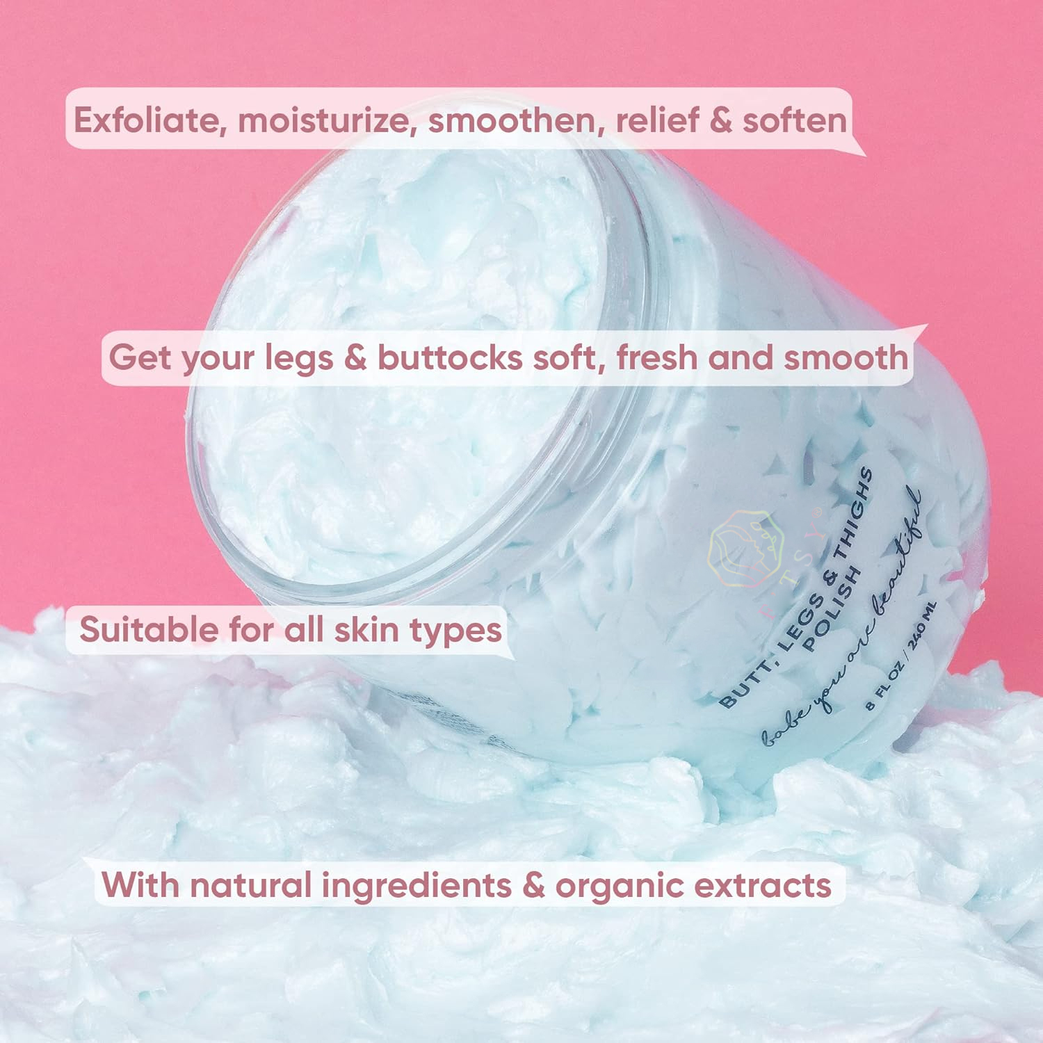 Cotton Candy Body Scrub, Soften
