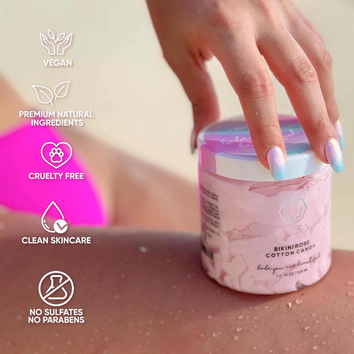 Cotton Candy Body Scrub, Soften
