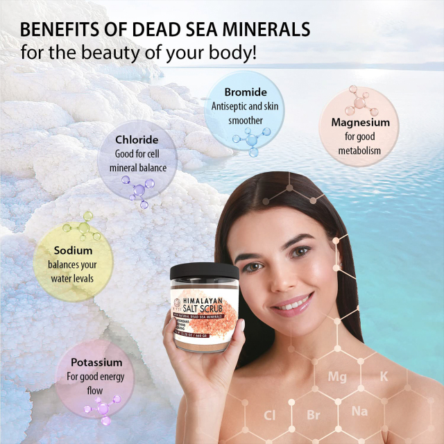Himalayan Salt Scrub with Dead Sea Minerals