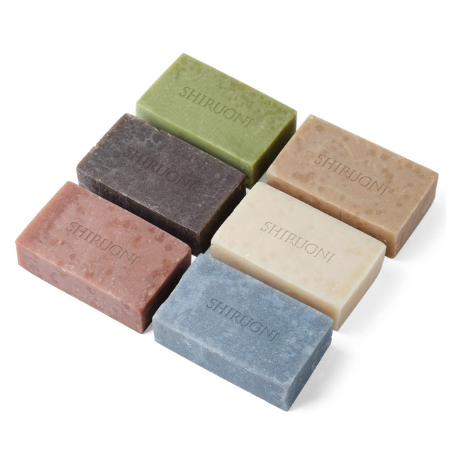 Cold-Processed Natural Soap Bar, 6-Variant, for Men