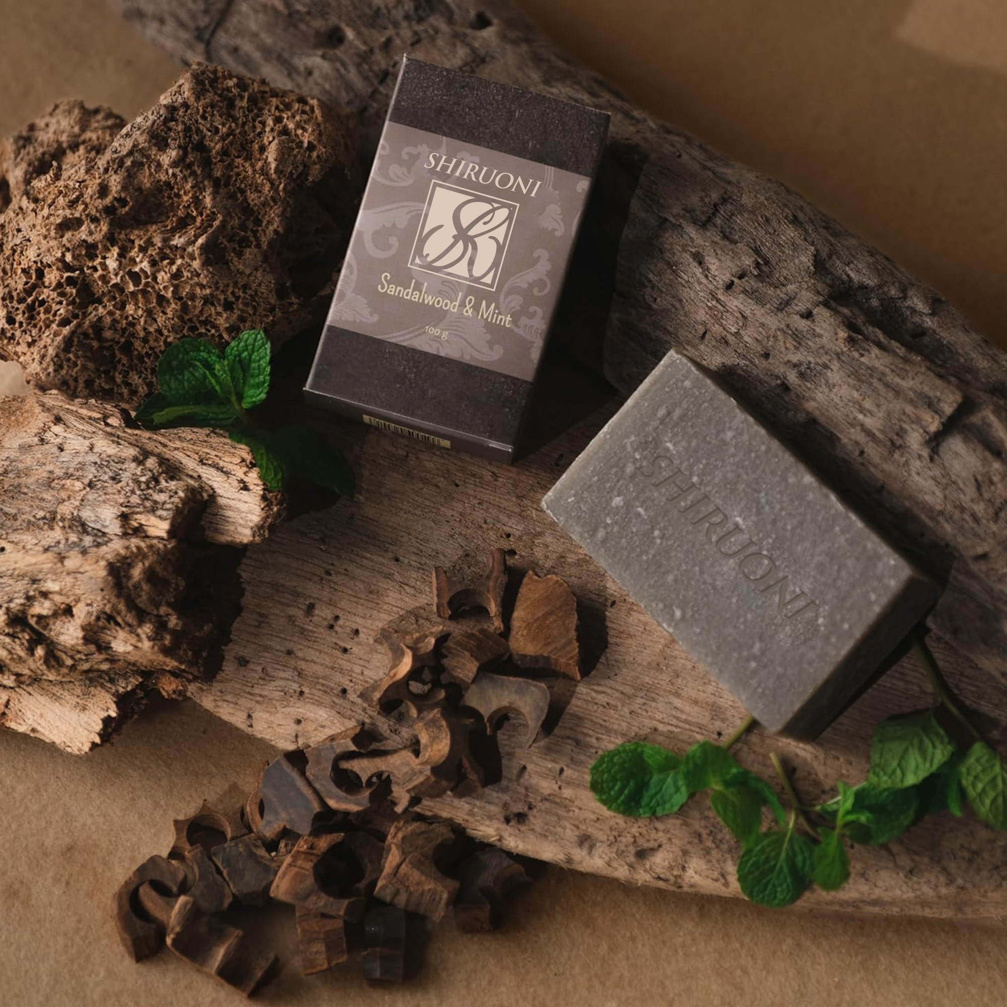 Cold-Processed Natural Soap Bar, 6-Variant, for Men