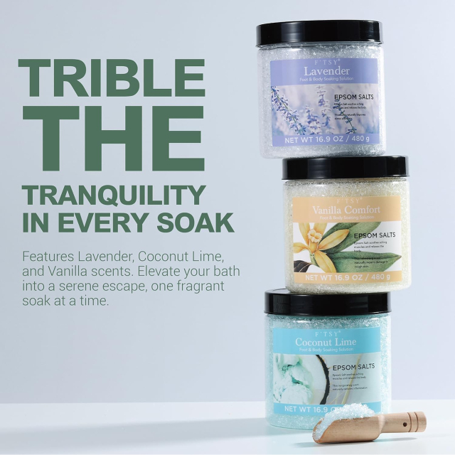 Herbal Scented Natural Bath Salts