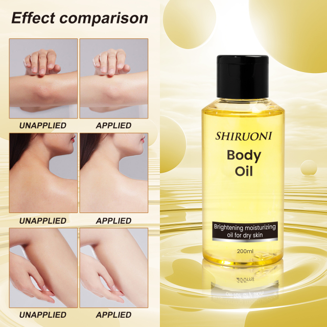 Brightening Body Oil for Dry Skin