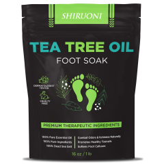Tea Tree Oil Foot Soak with Dead Sea Salt