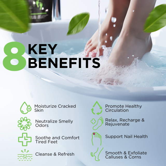 Tea Tree Oil Foot Soak with Dead Sea Salt