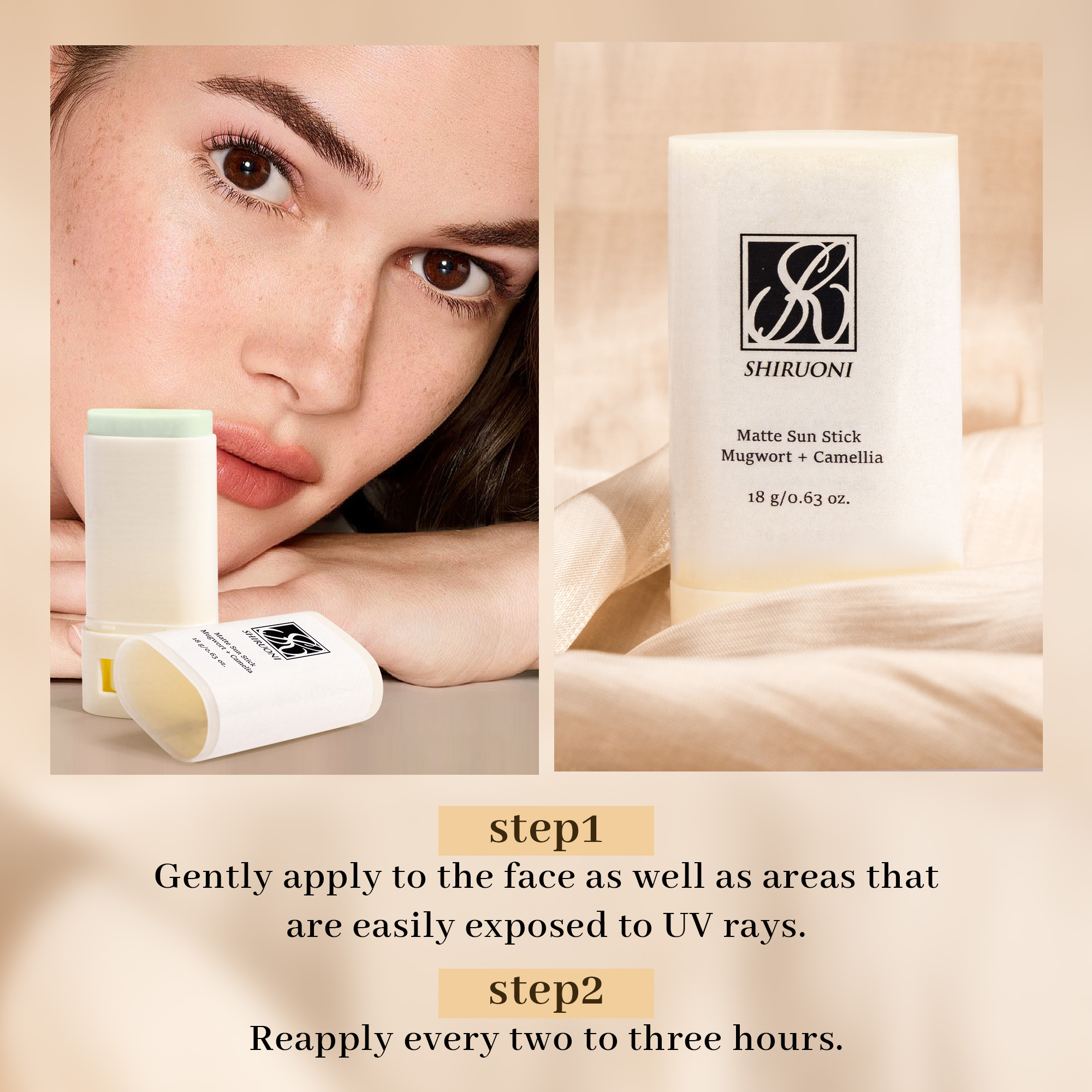 Matte Sunscreen Stick, Oil Control