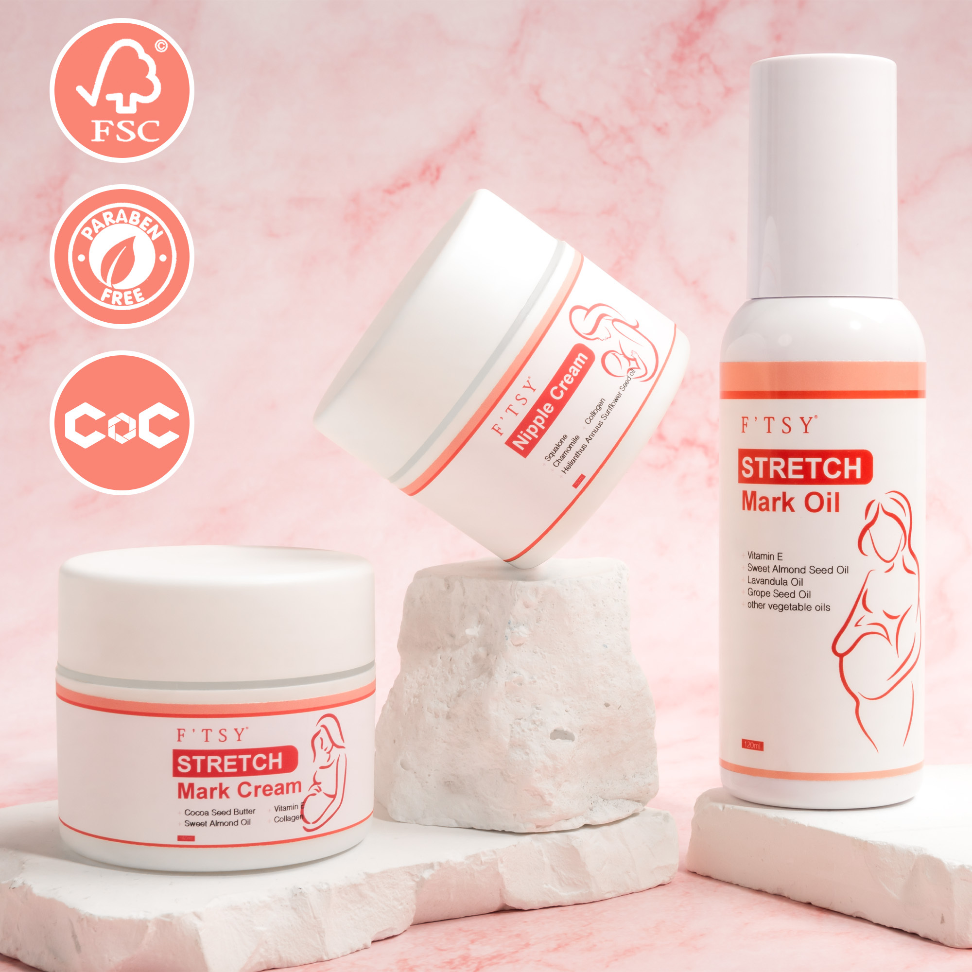 Pregnancy Stretch Mark Set