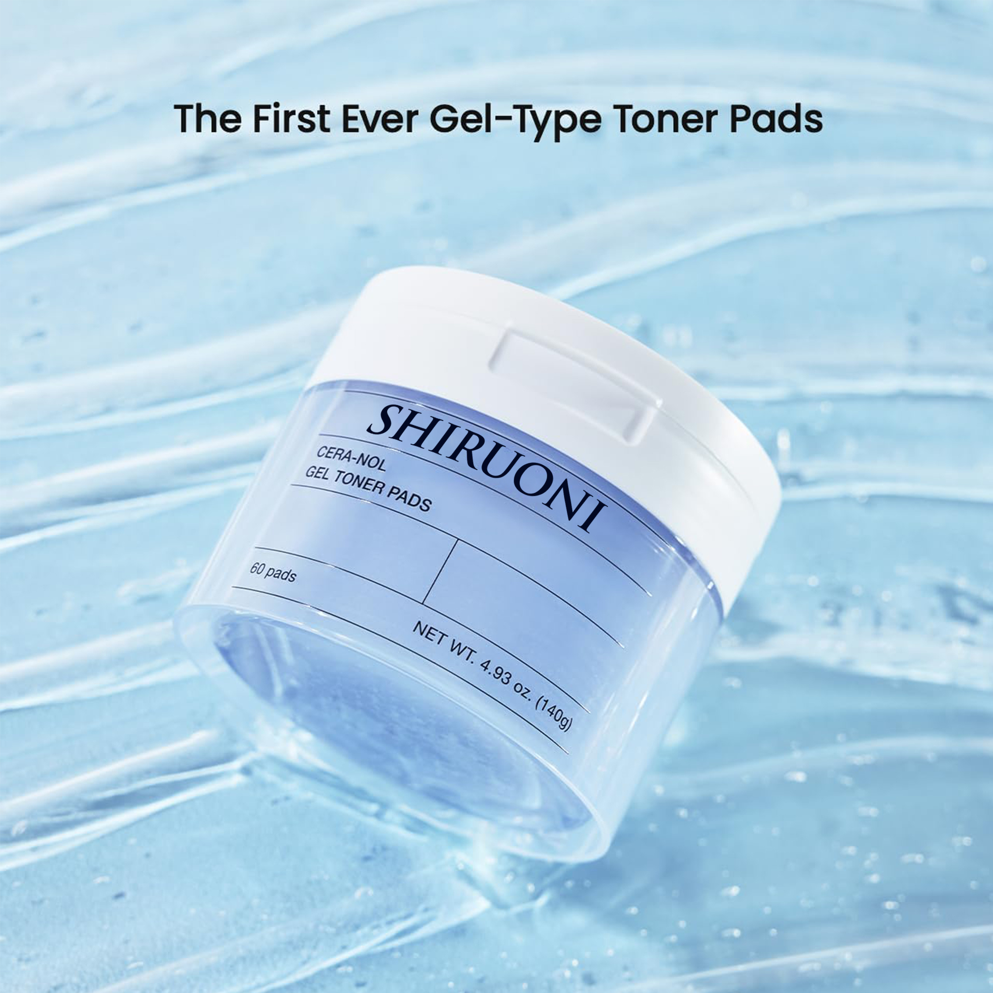 CERA-NOL Gel Toner Pads, Redness Relief