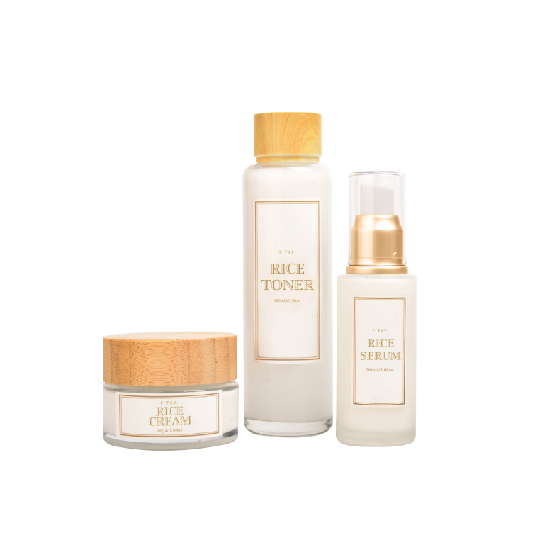 Organic Rice Whitening Skincare Set